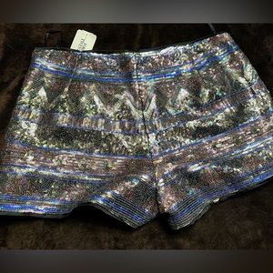 Sequin shorts